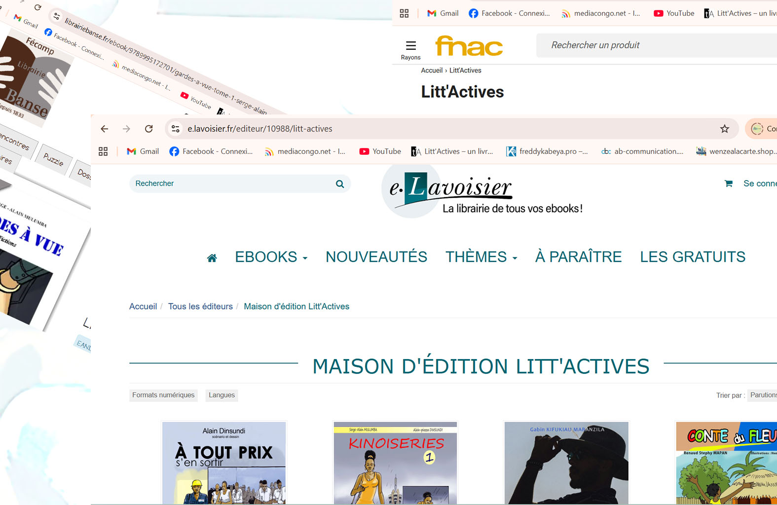 Les publications Litt&rsquo;Actives relayées dans plusieurs plateformes de diffusion à travers le monde